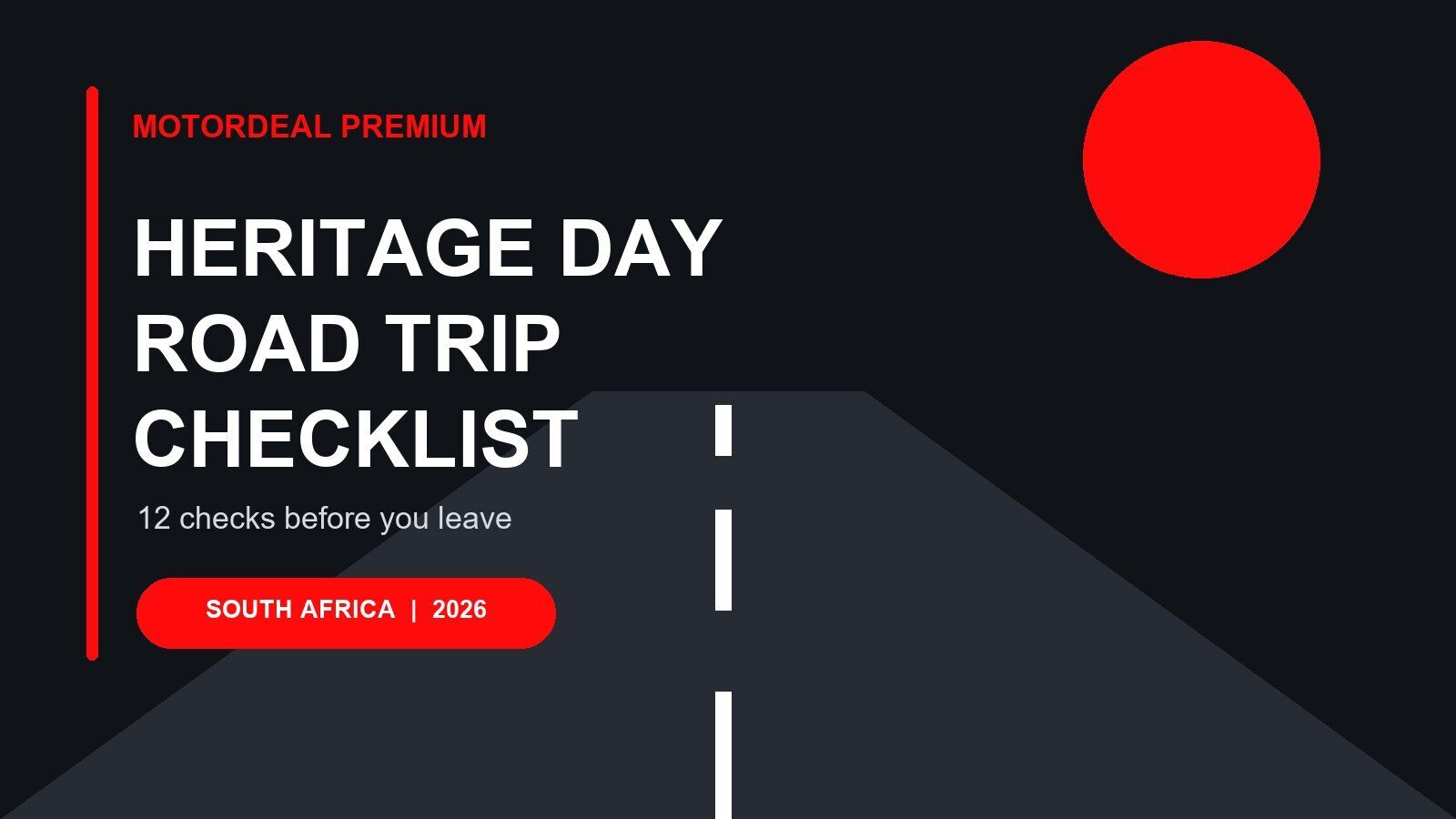 Heritage Day Road Trip Checklist for South African Drivers