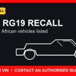 Isuzu RG19 Brake Recall in South Africa: Check Your VIN