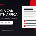 Selling a Car in South Africa: The Paperwork Checklist