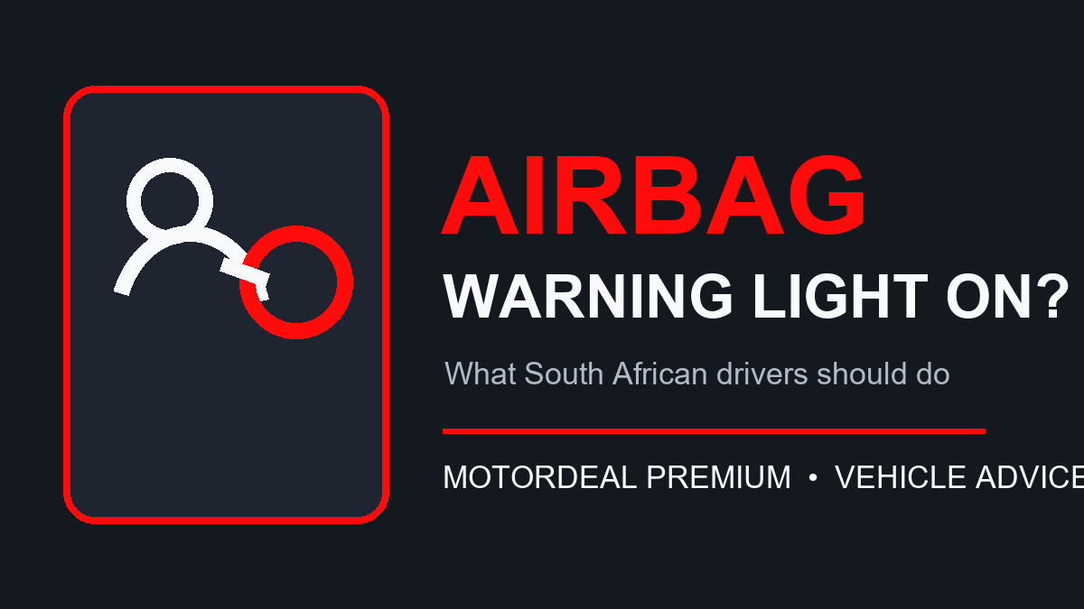 Airbag warning light guide for South African drivers